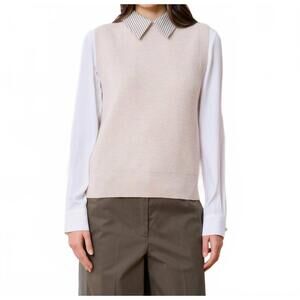 NEW WE-AR4 the school vest in beige multi